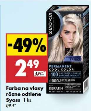 Farba na vlasy rôzne odtiene Syoss 1 ks