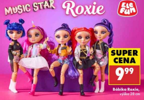 Bábika Roxie, výška 28 cm