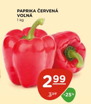 PAPRIKA ČERVENÁ VOĽNÁ