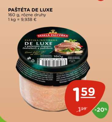 PAŠTĚTA DE LUXE