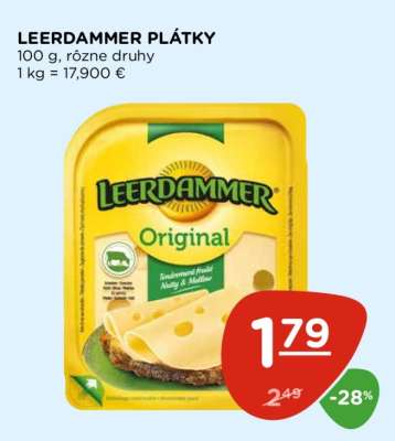 Leerdammer plátky