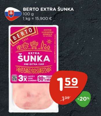 BERTO EXTRA ŠUNKA