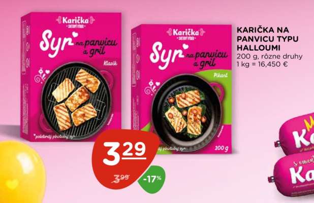 Karička na panvicu typu Halloumi