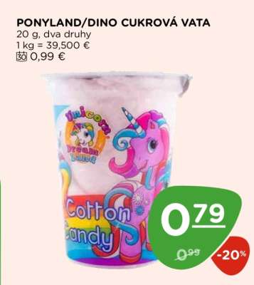 PONYLAND/DINO CUKROVÁ VATA