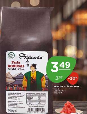 SHINODE RÝŽA NA SUSHI