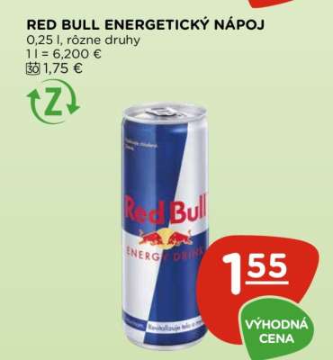 RED BULL ENERGETICKÝ NÁPOJ