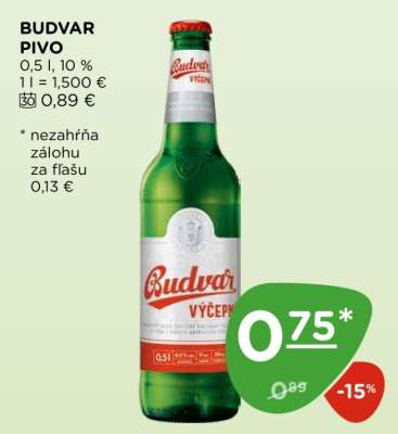 BUDVAR PIVO