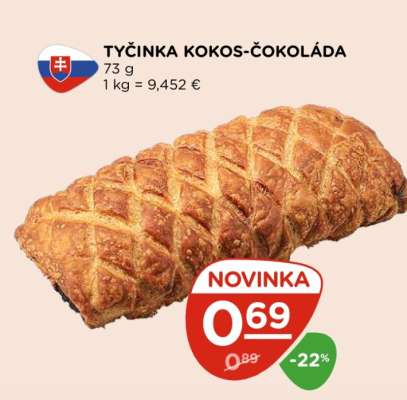 Tyčinka kokos-čokoláda