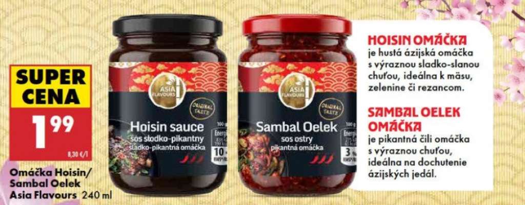 Omáčka Hoisin/Sambal Oelek Asia Flavours