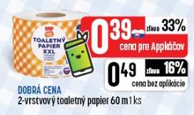 Toaletný papier XXL