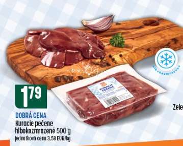 Kuracie pečene hlboko zmrazené