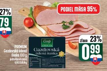 Gazdovská údená šunka