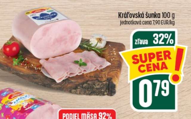Kráľovská šunka 100 g