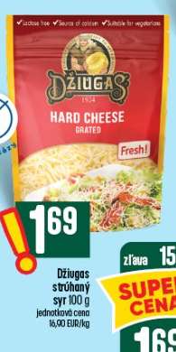 Džiugas strúhaný syr 100 g