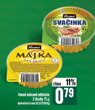 Hamé mäsová nátierka
