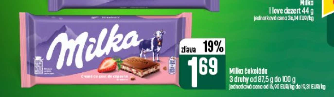 Milka čokoláda