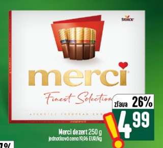 Merci dezert 250 g