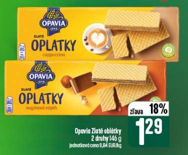 Opavia Zlaté oplátky