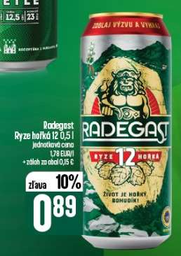 Radegast Ryze hořká 12 0,5 l