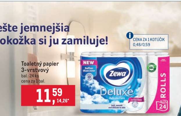 Toaletný papier 3-vrstvový