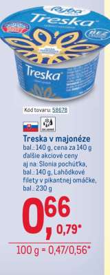 Treska v majonéze
