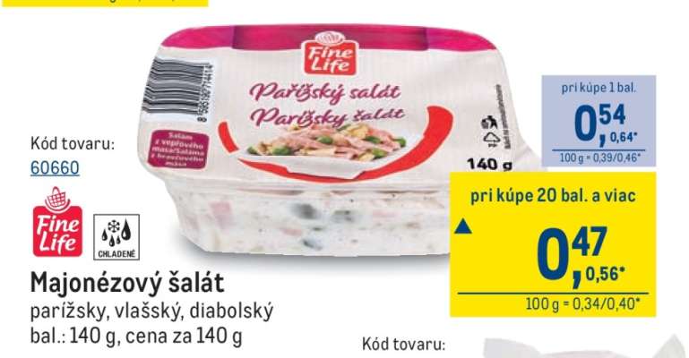 Majonézový šalát