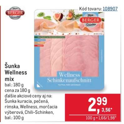 Šunka wellness mix