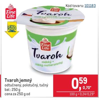 Tvaroh jemný