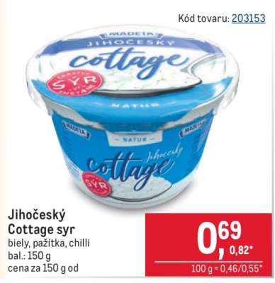 Jihočeský cottage syr