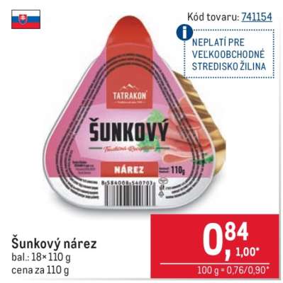 Šunkový nárez