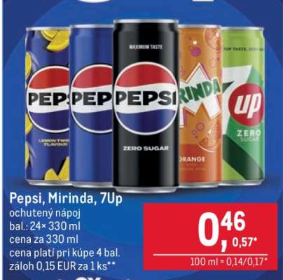 Pepsi, Mirinda, 7UP