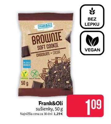 Frank&Oli sušienky, 50 g