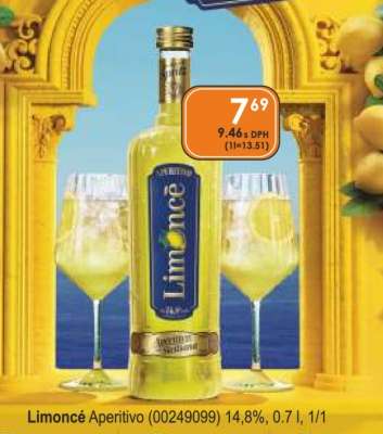 Limoncè Aperitivo (00249099) 14,8%, 0.7 l, 1/1