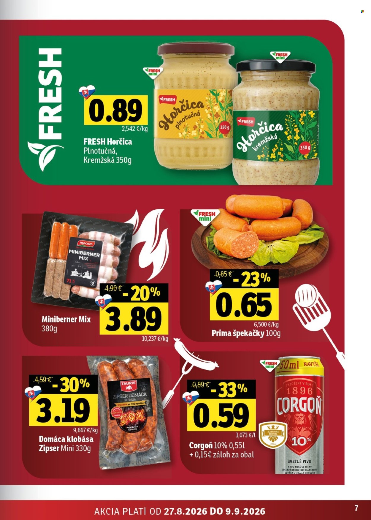 Leták FRESH - 27.8.2026 - 9.9.2026. Strana 7