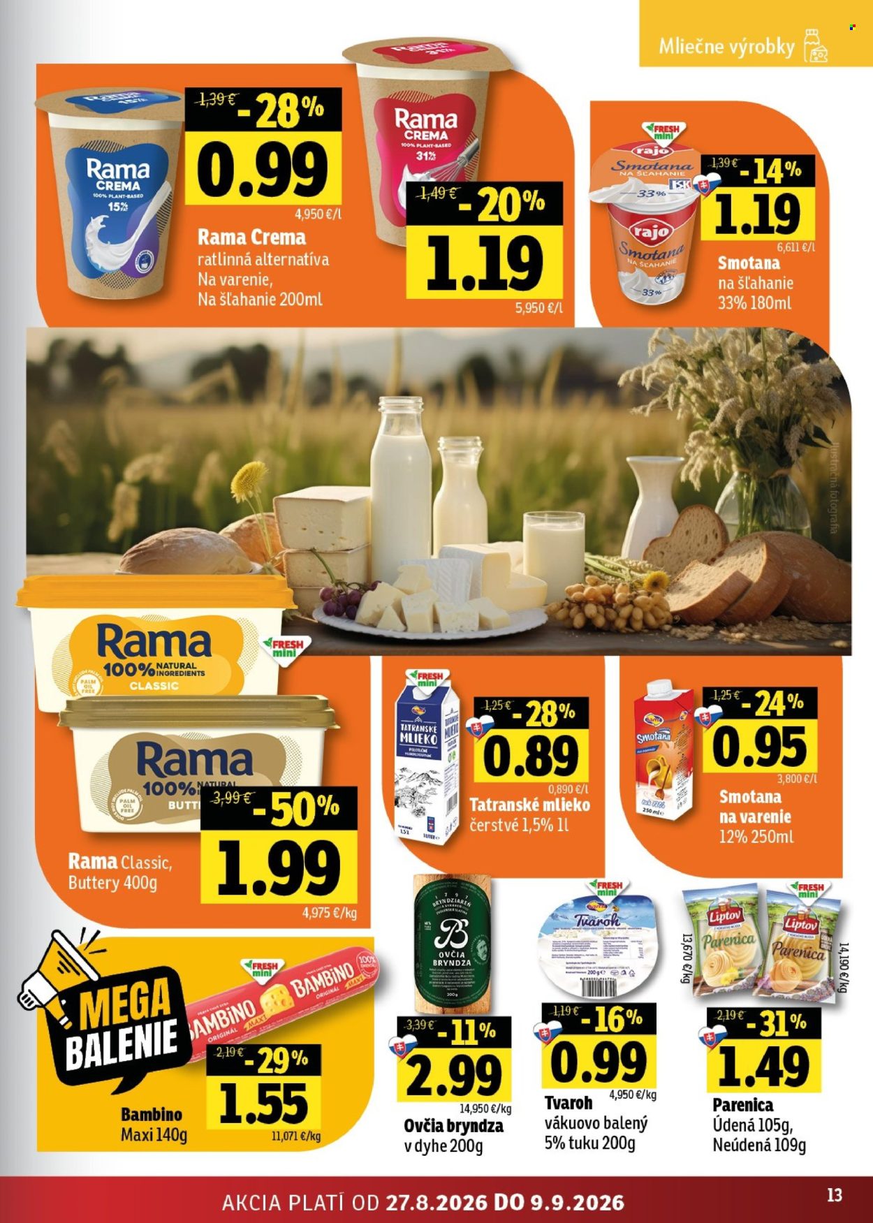 Leták FRESH - 27.8.2026 - 9.9.2026. Strana 13