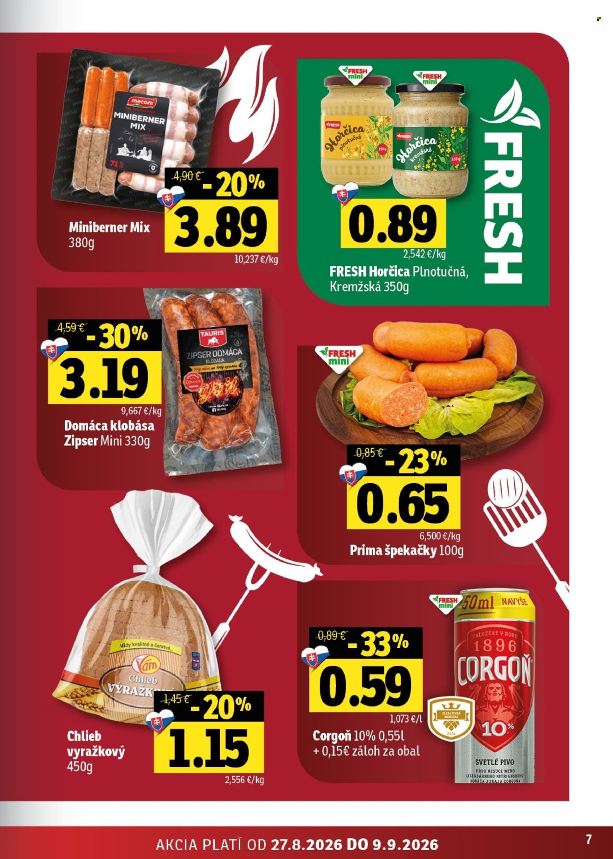 Leták FRESH - 27.8.2026 - 9.9.2026. Strana 7