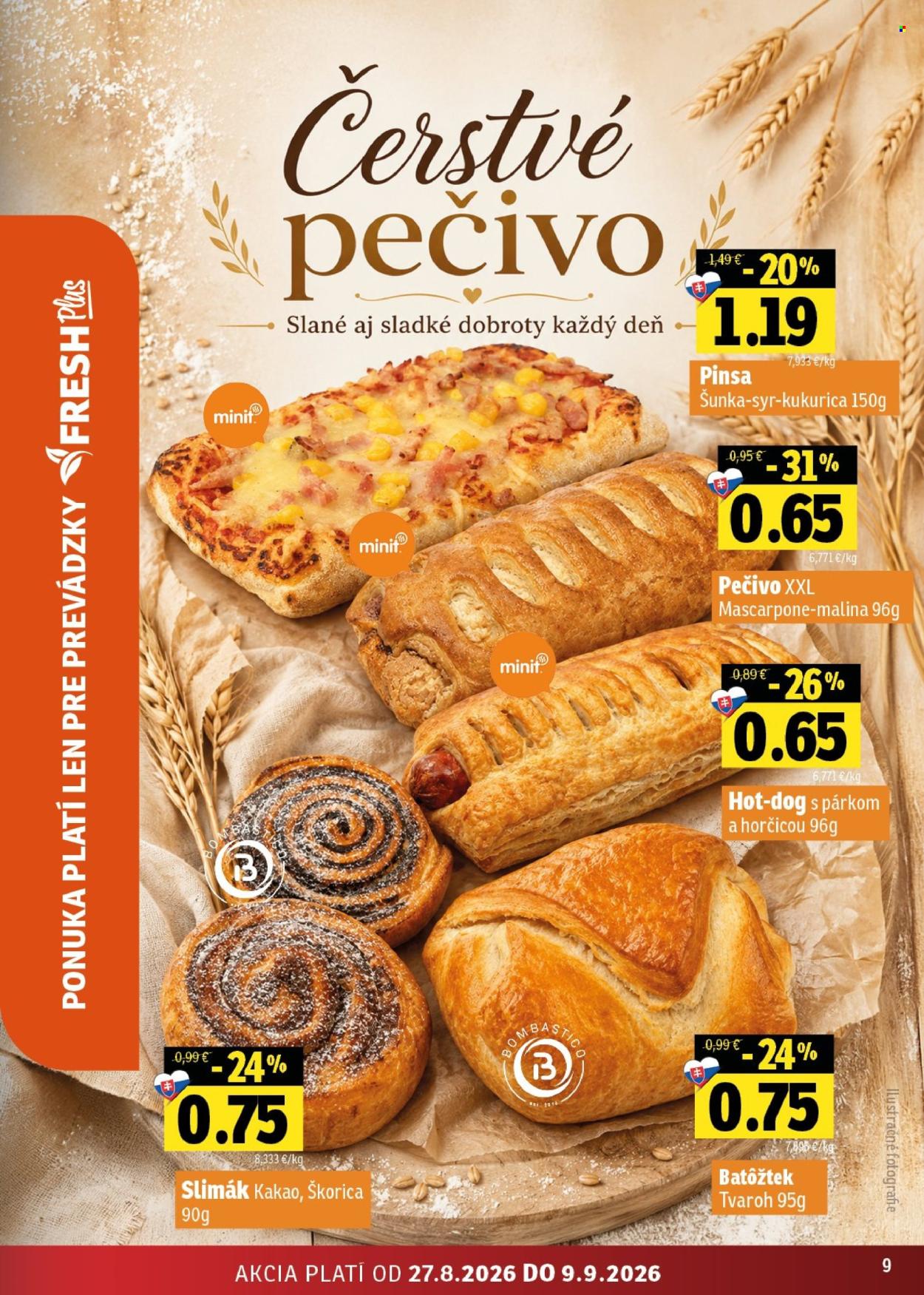 Leták FRESH - 27.8.2026 - 9.9.2026. Strana 9