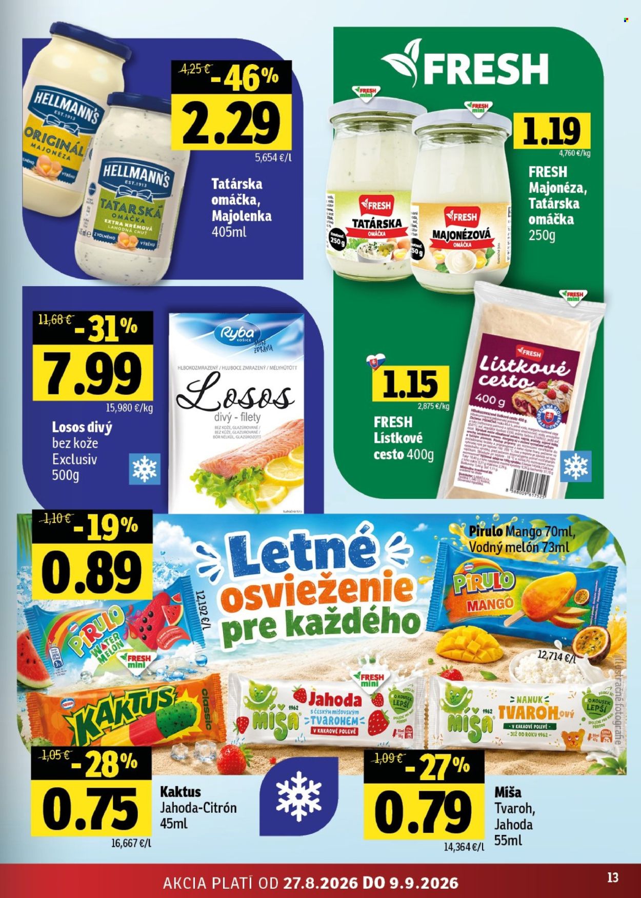 Leták FRESH - 27.8.2026 - 9.9.2026. Strana 13