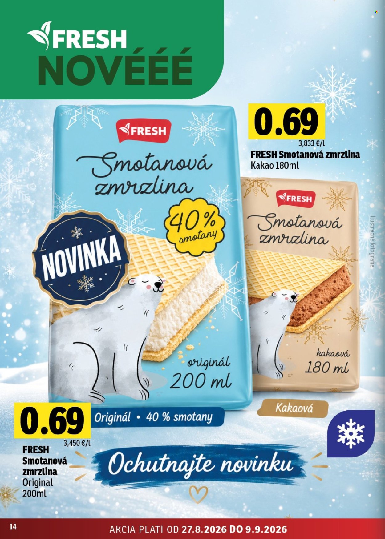 Leták FRESH - 27.8.2026 - 9.9.2026. Strana 14