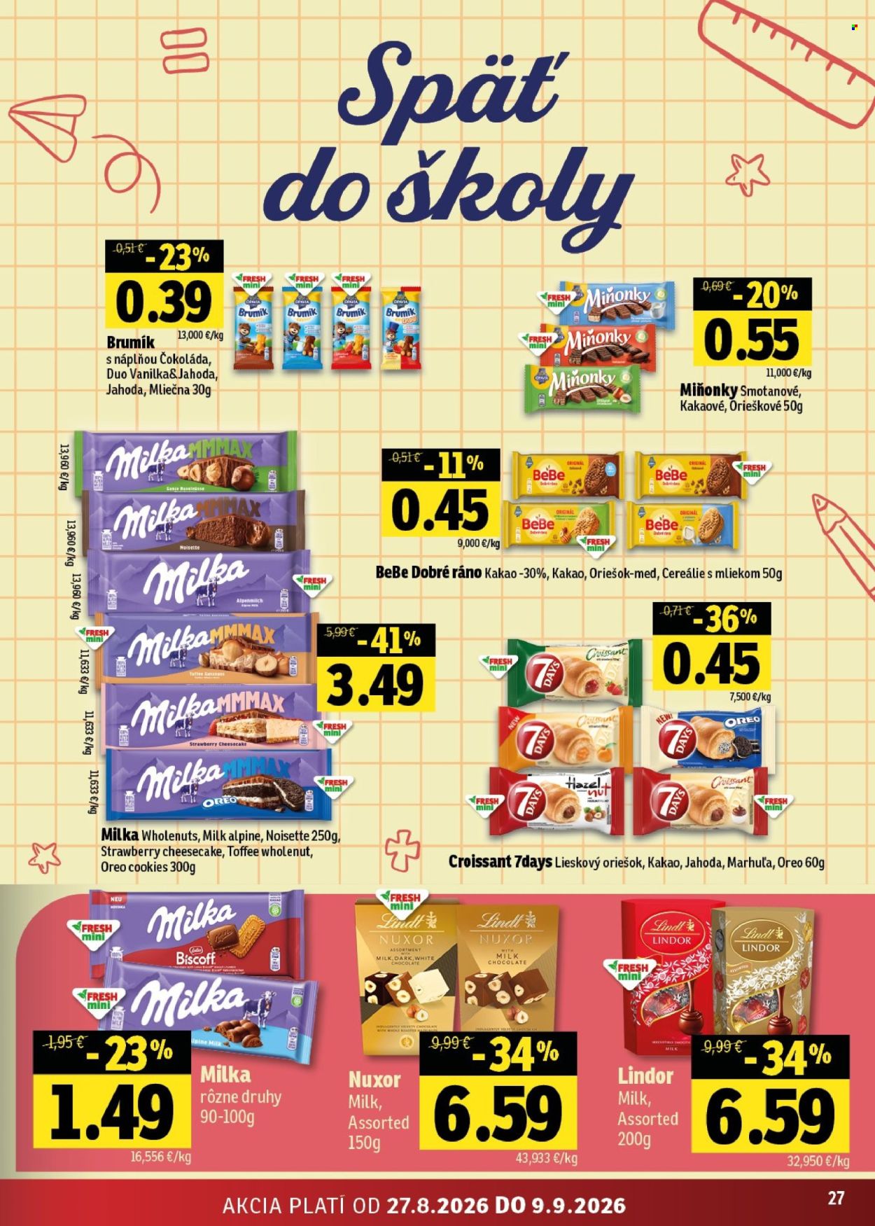 Leták FRESH - 27.8.2026 - 9.9.2026. Strana 27