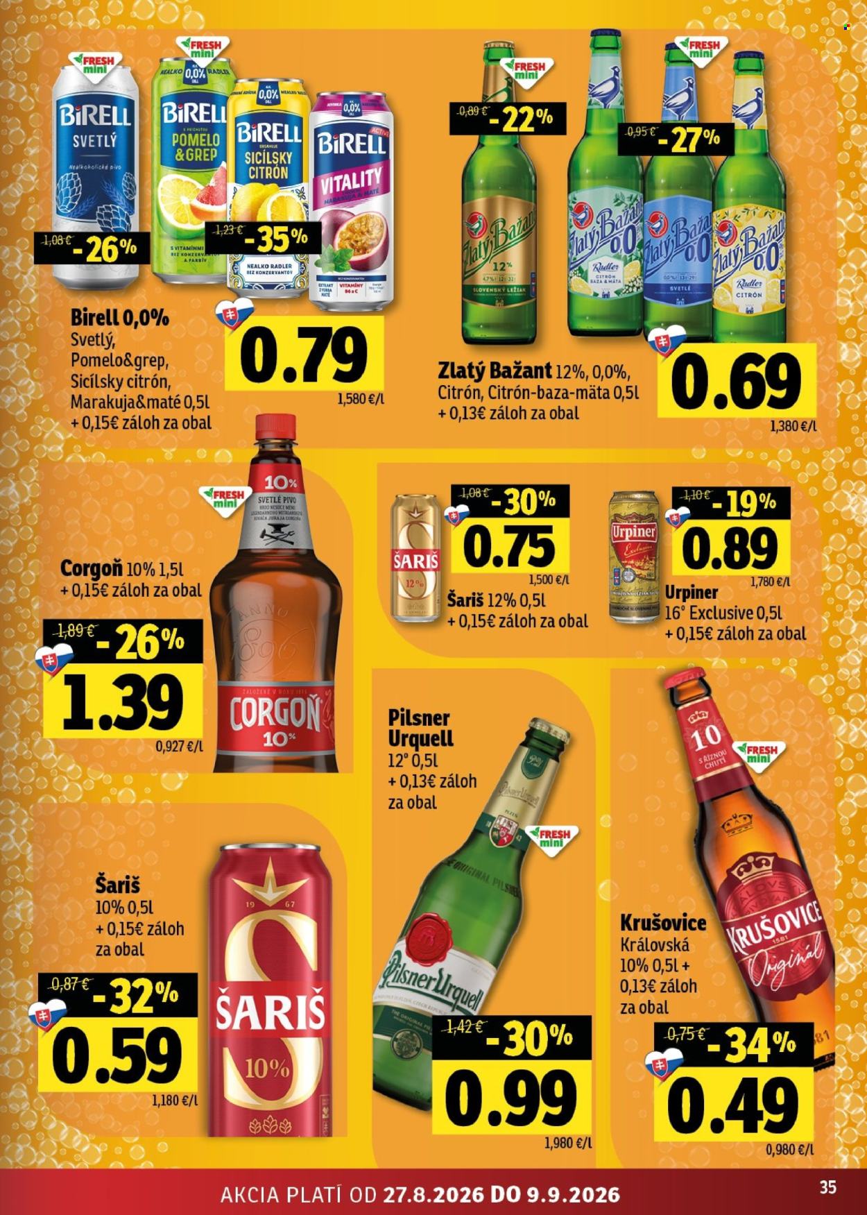 Leták FRESH - 27.8.2026 - 9.9.2026. Strana 35
