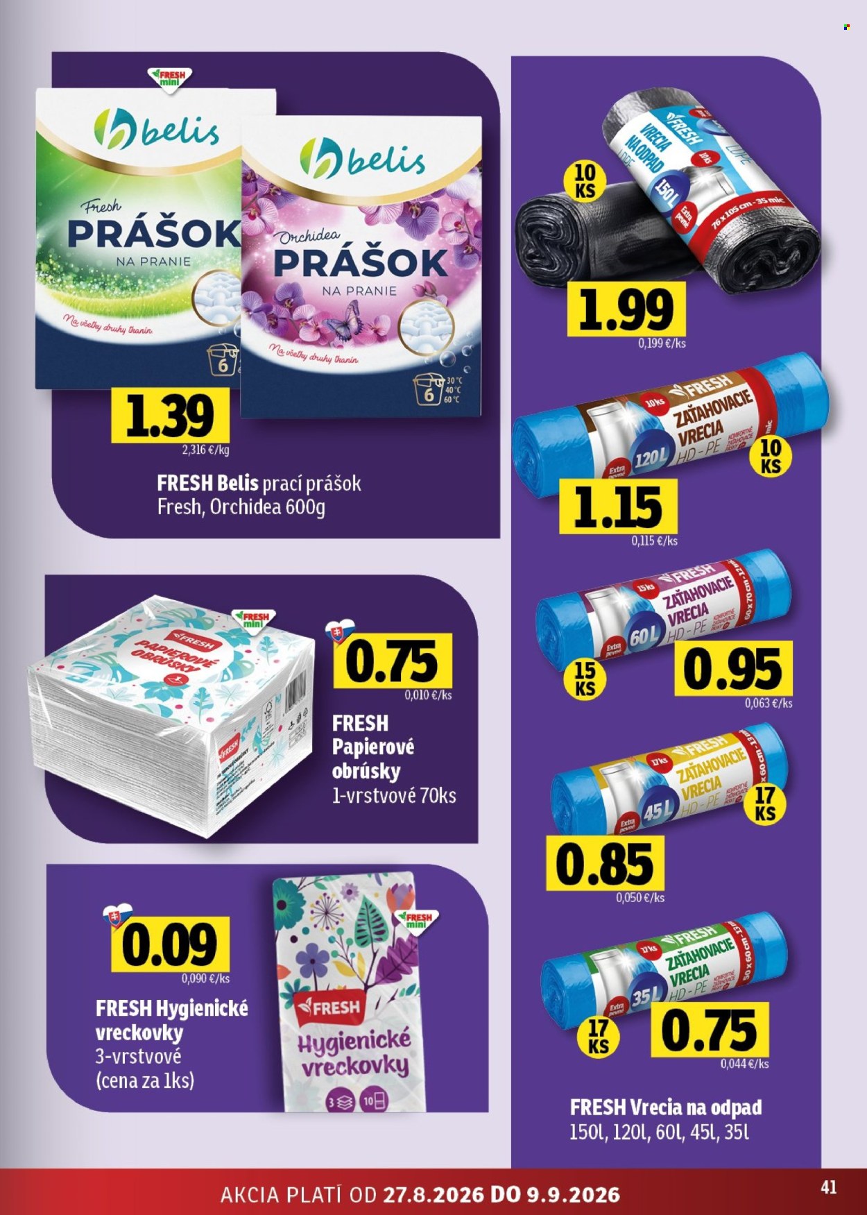 Leták FRESH - 27.8.2026 - 9.9.2026. Strana 41
