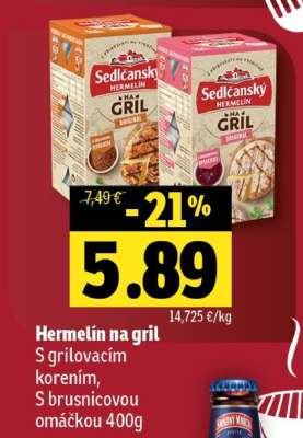 Hermelín na gril