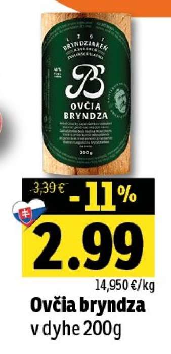 Ovčia bryndza v dyhe 200g