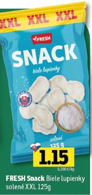 FRESH Snack Biele lupienky solené XXL 125g