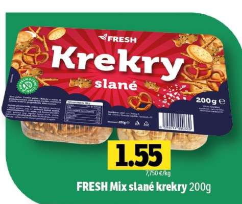 FRESH Mix slané krekry 200g