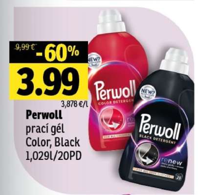 Perwoll Prací gel Color, Black