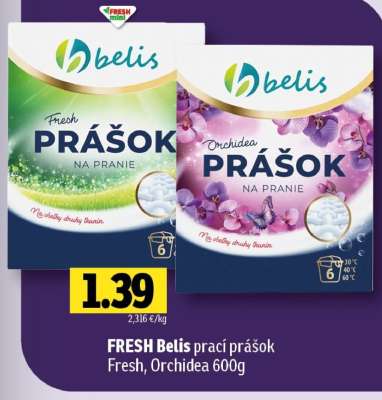 FRESH Belis prací prášok