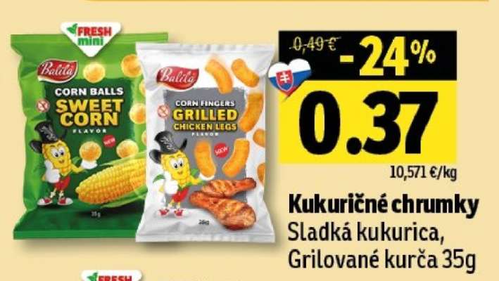 Kukuričné chrumky
