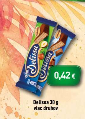 Delissa 30 g viac druhov